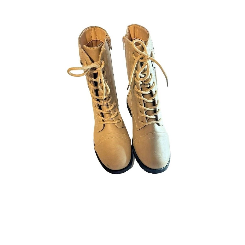 Charlotte Russe women's boots beige size 7